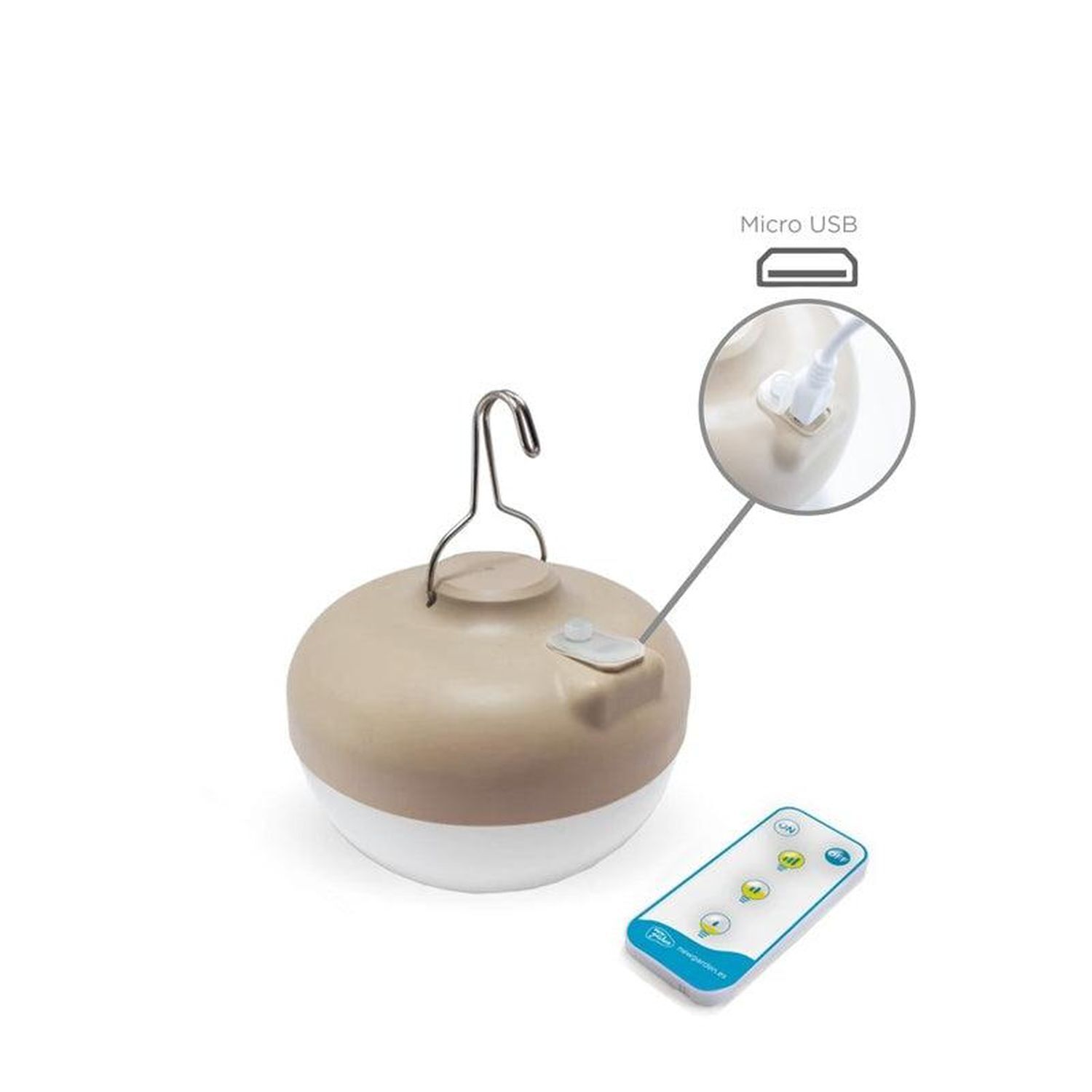 Applique LED extérieure sans fil batterie IP54 rotin Elektronik, Hardware