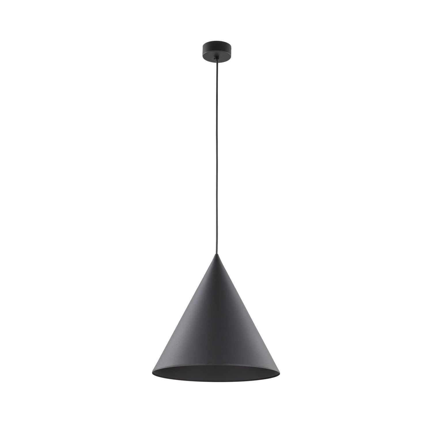 Suspension noire métal E27 Ø 32 cm H : max. 165 cm Lampe, Beleuchtung