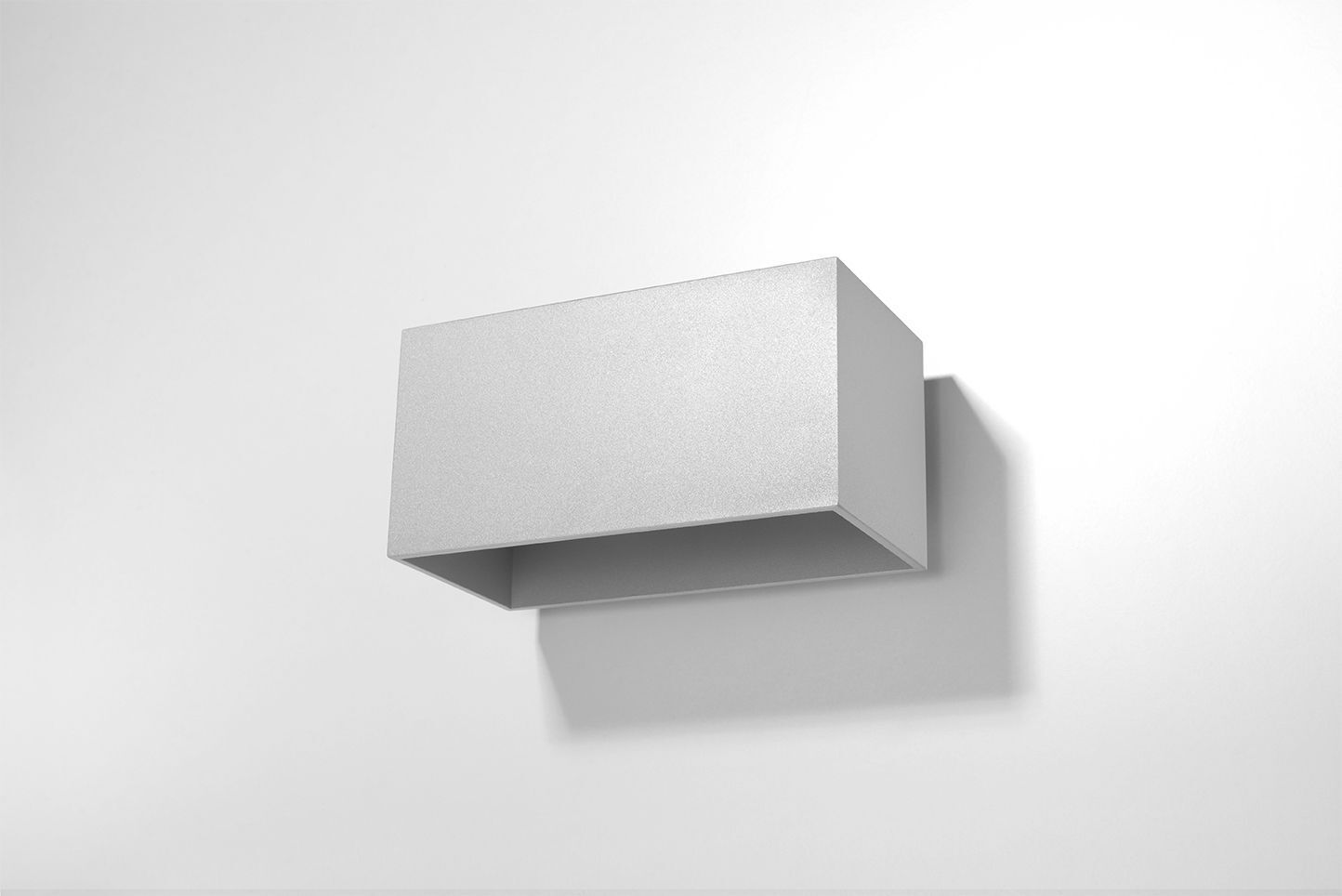 Applique grise en aluminium carrée Moderne polyvalente