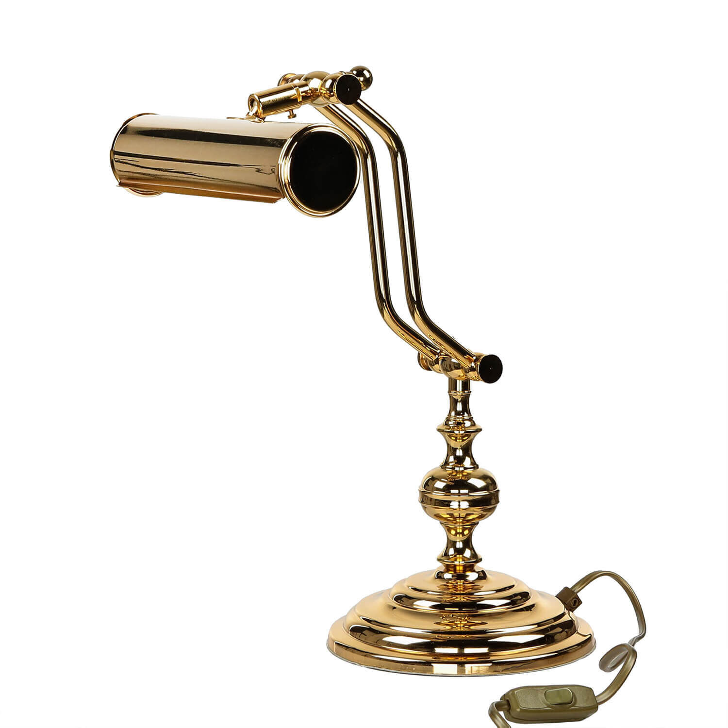 Lampe de table 24K or en laiton Premium