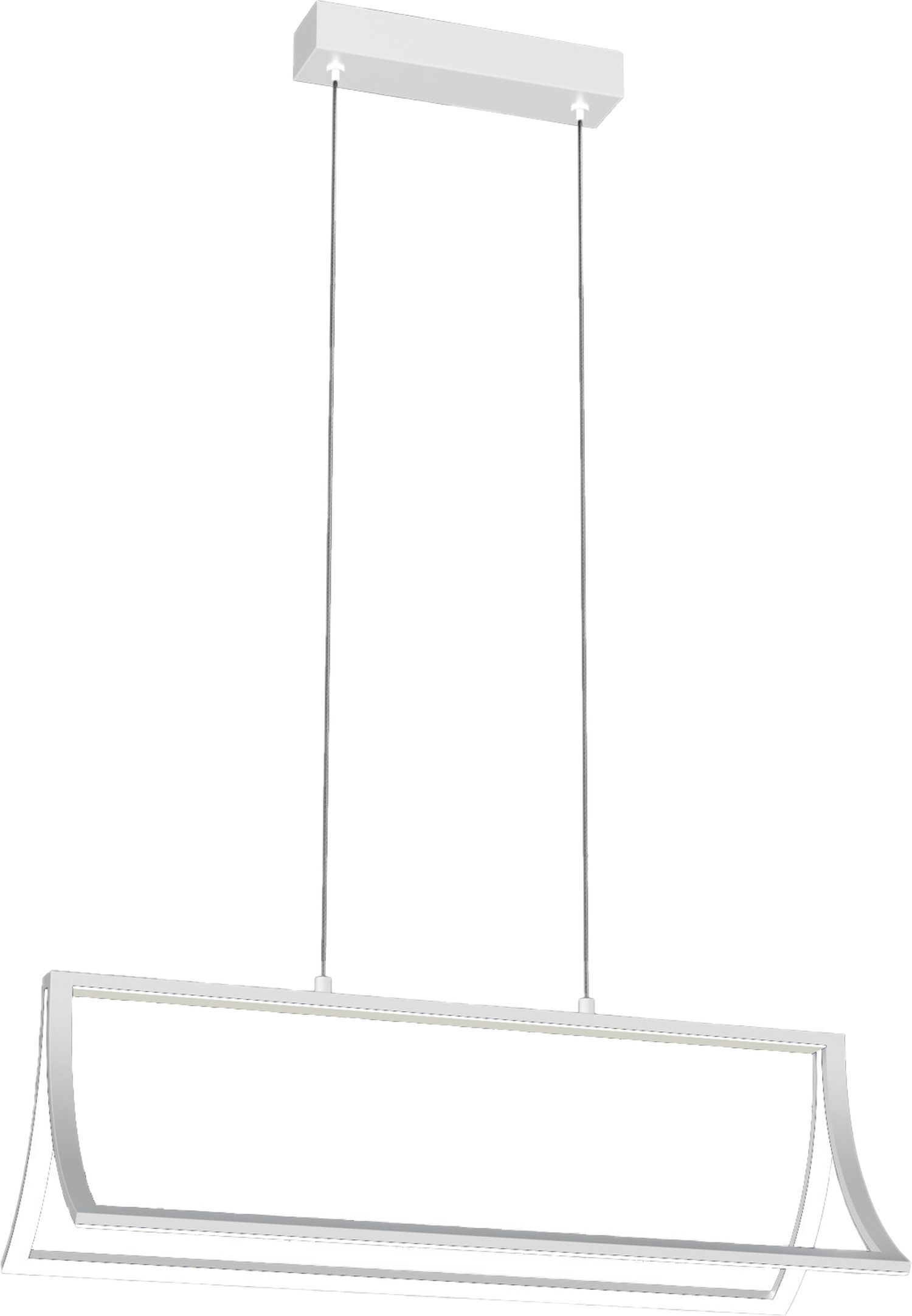 Lampe LED à suspendre Blanc L : 61 cm Métal 4000 K blanc neutre