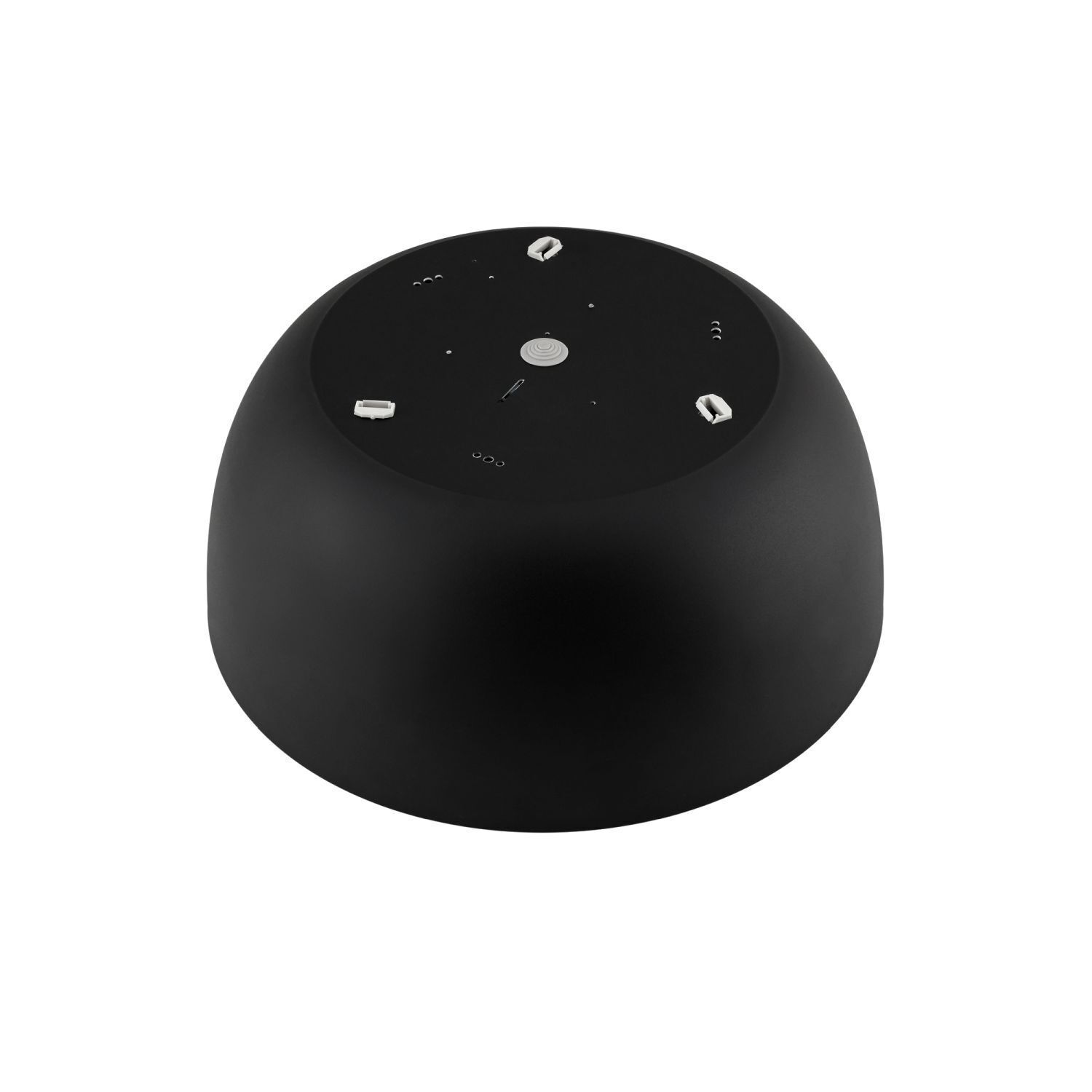 Plafonnier noir métal 3-flmg confortable E27 Ø38 cm