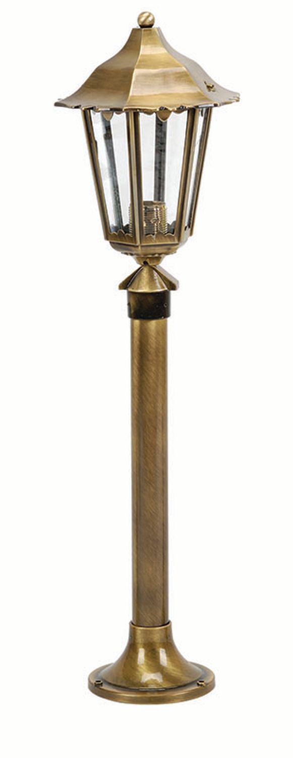 Lampe de jardin SITIA laiton H:74cm rustique extérieur