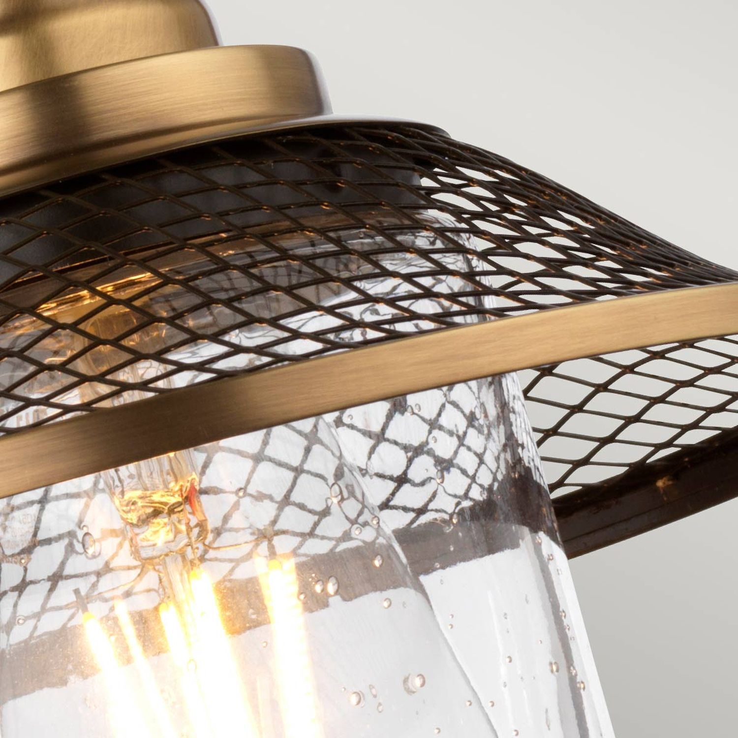 Applique vintage salle de bain H : 30 cm E27 IP44 métal verre Leuchte, Lampe