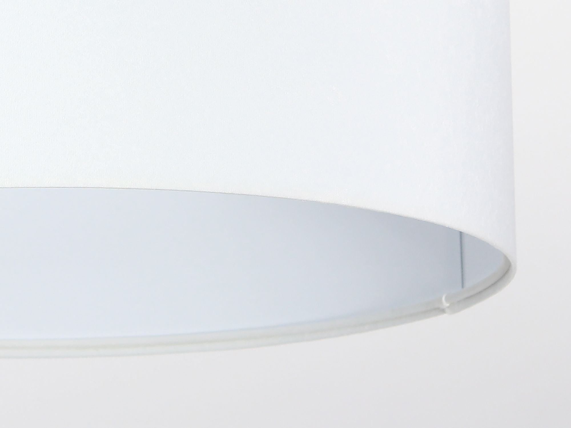 Lampe à suspendre Table de salle à manger Blanc Tissu Salon Lampe