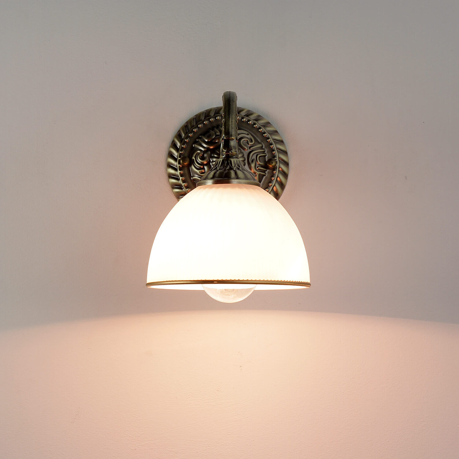 Applique murale Art Nouveau élégante en laiton LOUIS Leuchte, Lampe, Deckenleuchte