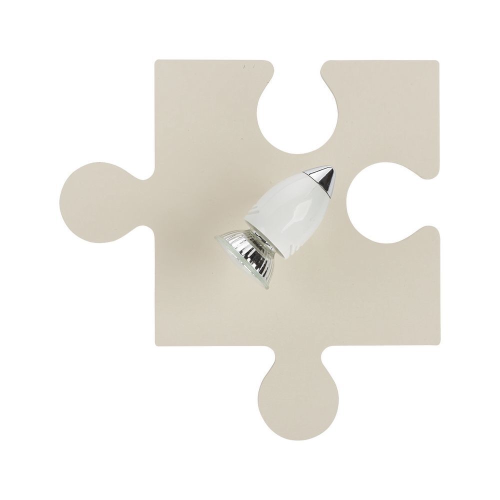 Lampe pour enfants PUZZLE en écru