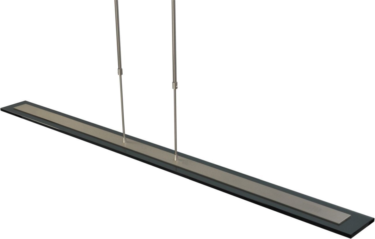 Suspension LED à intensité variable avec abat-jour en verre noir