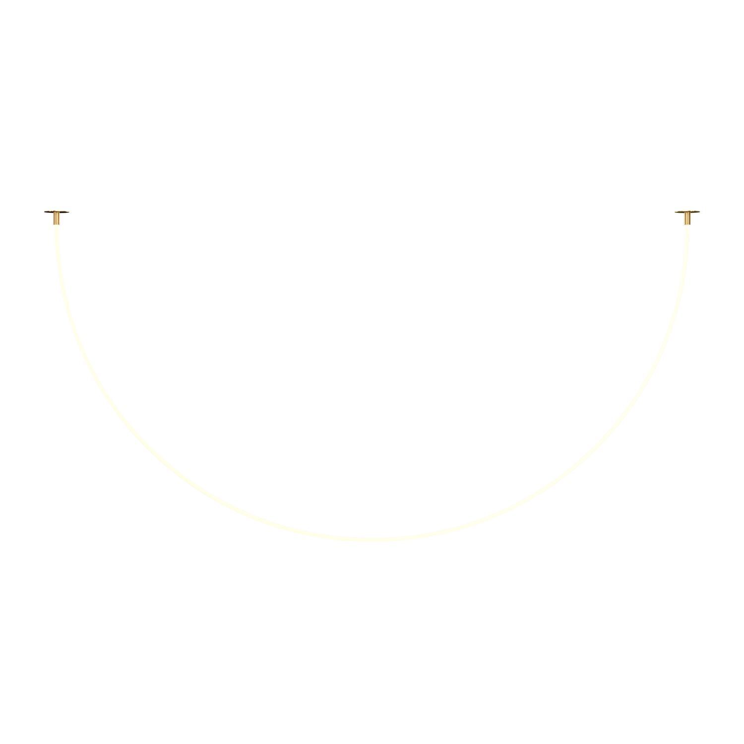 LED Pendelleuchte Aluminium in Gold Weiß 2200 lm Modern LED Pendelleuchte Aluminium in Gold Weiß 2200 lm Modern