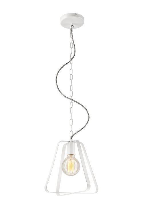 Lampe suspendue Blanc Métal Table à manger Design moderne