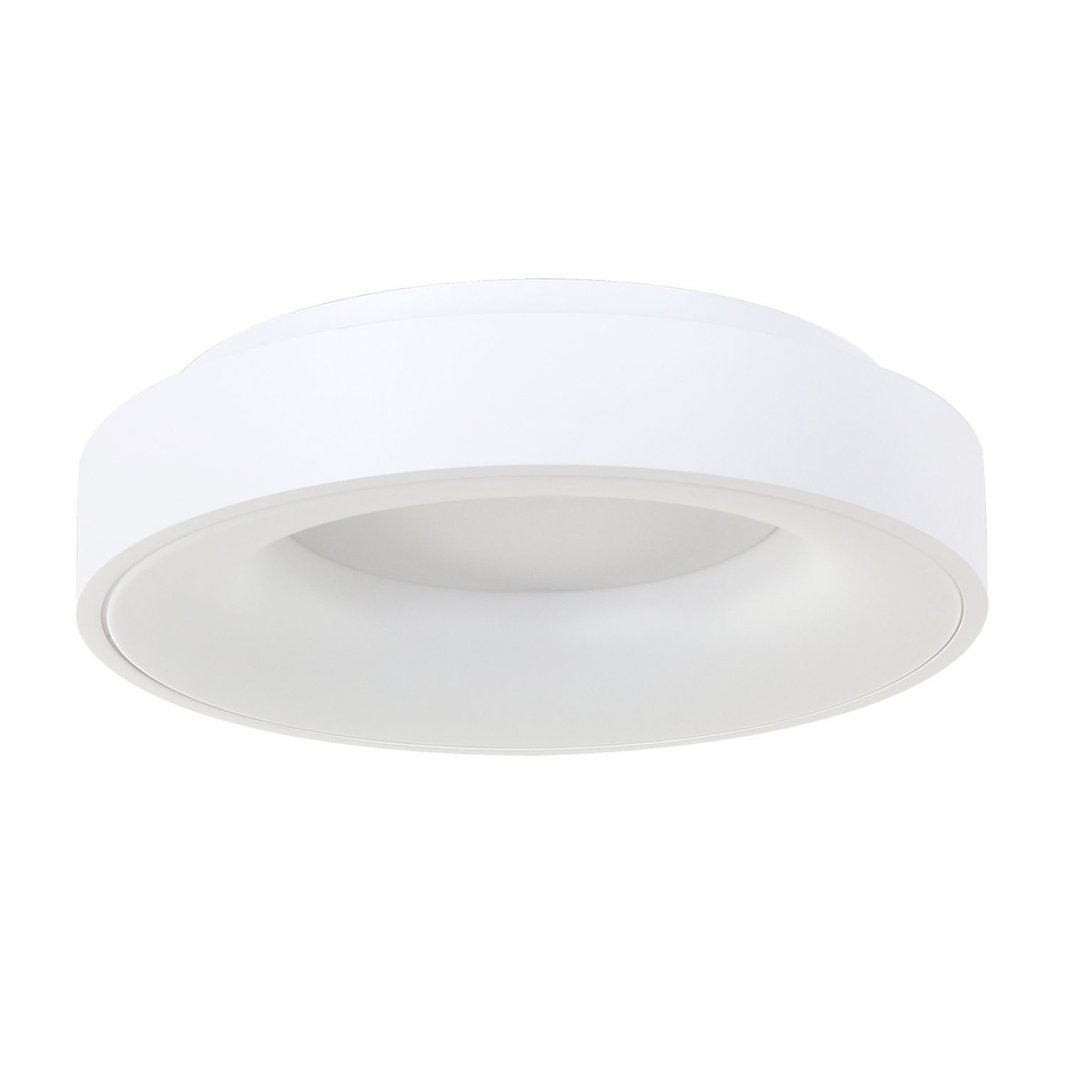 Plafonnier LED blanc métal plastique 40 W 2700 K