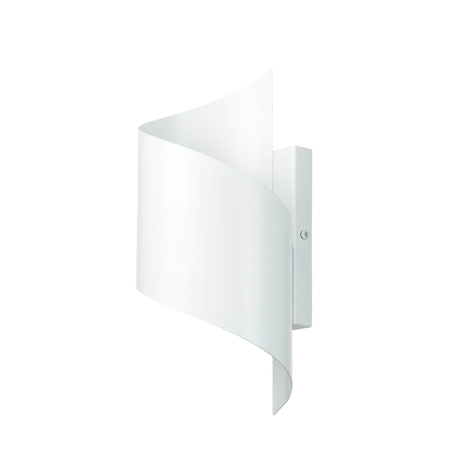 Applique murale stylée blanche métal design up down G9