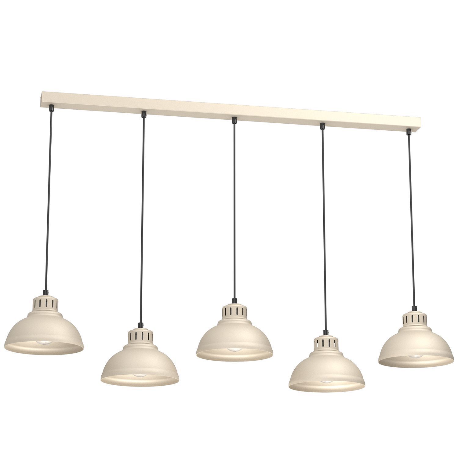 Loft Suspension Beige Métal 125 cm XXL accentué