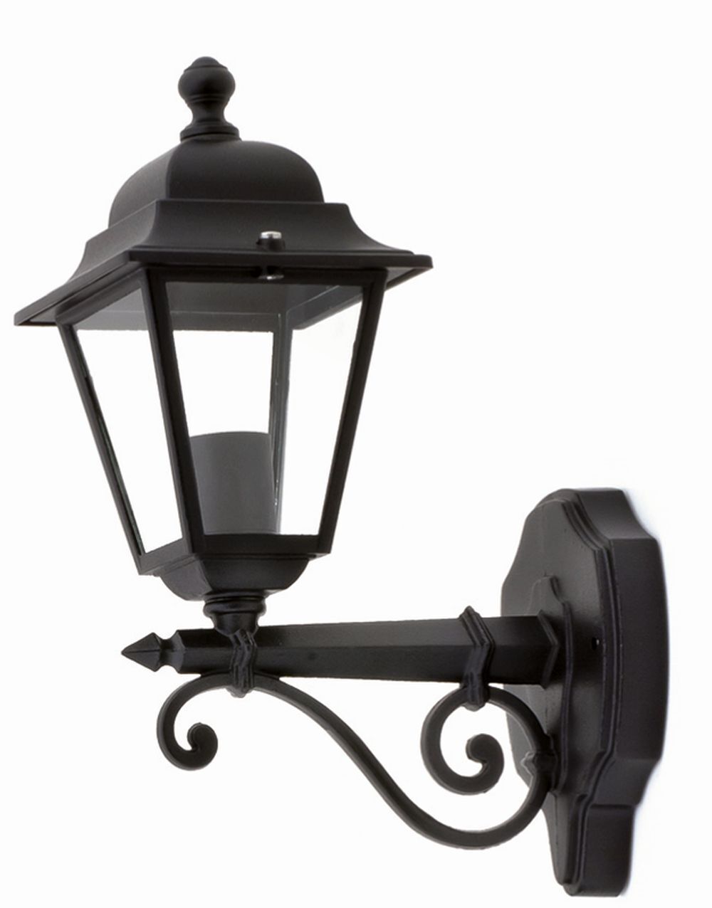 Lanterne murale d'extérieur SHELLINA Noir Aluminium E27 IP44