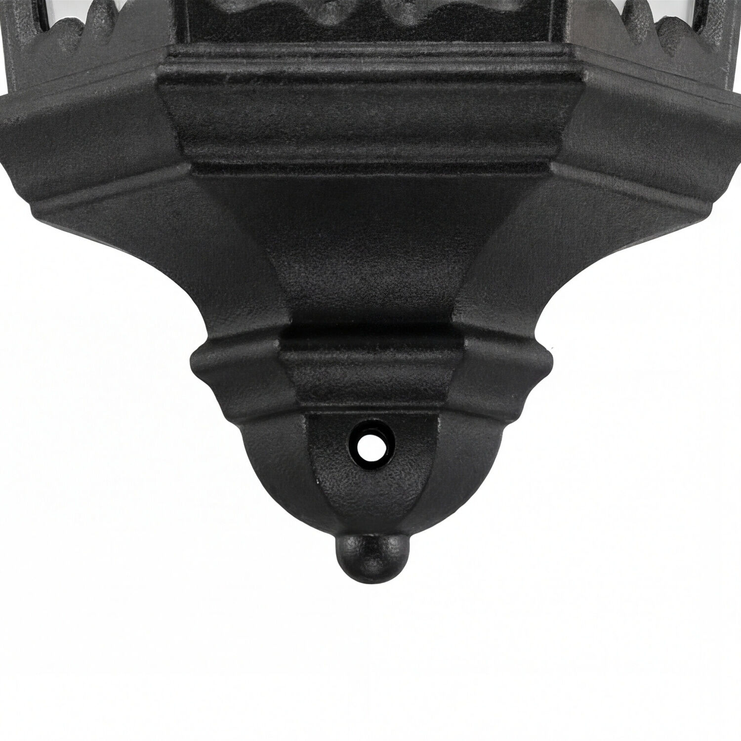 Anhänger, Lampe, Gusseisen, Schwarz, Hakenhalterung