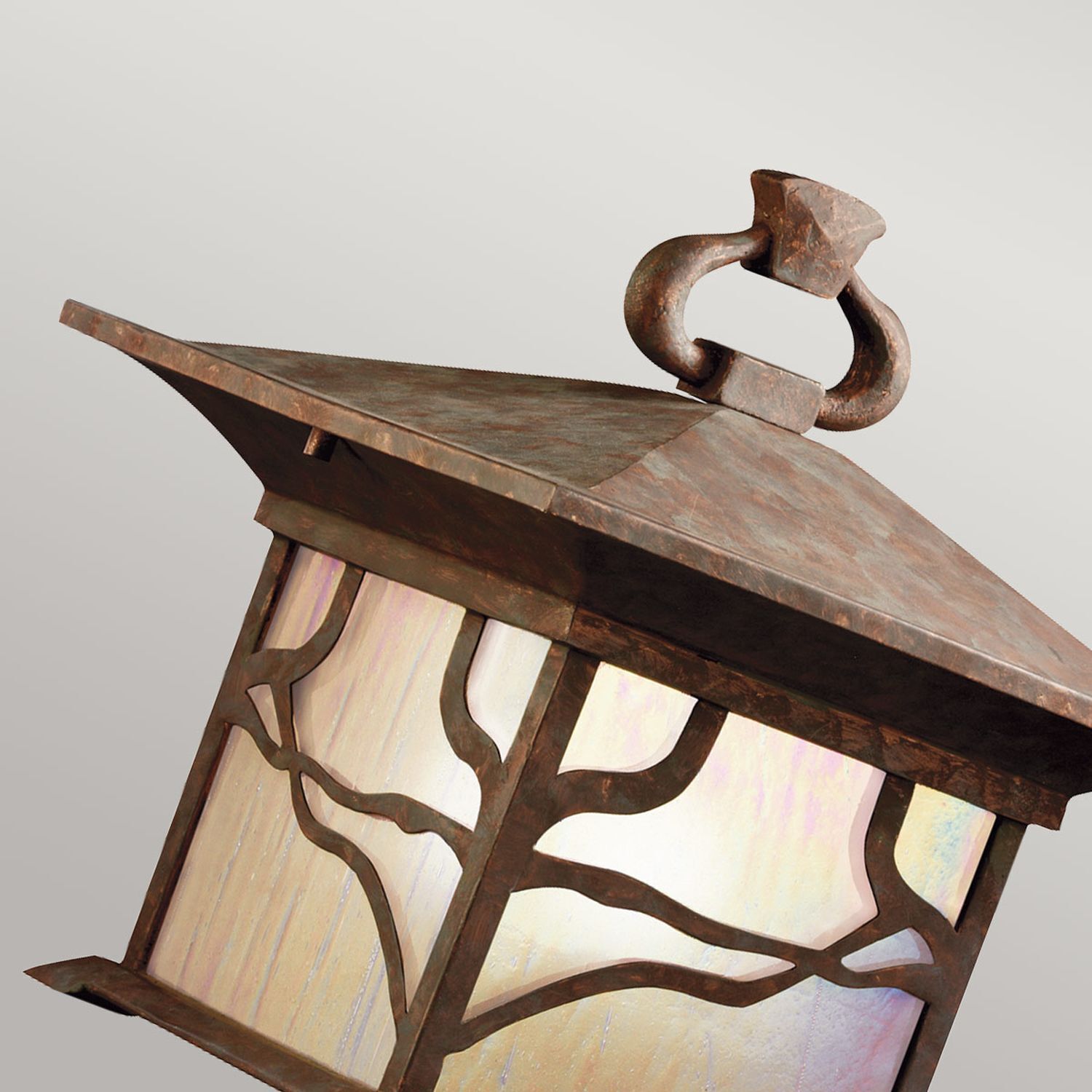 Lampe de socle Vintage E27 IP44 41,9 cm de haut en cuivre antique