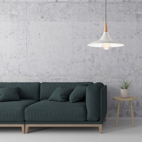 Couch, Pflanze, Wohnzimmer, Lampe, Dekoration für Zuhause