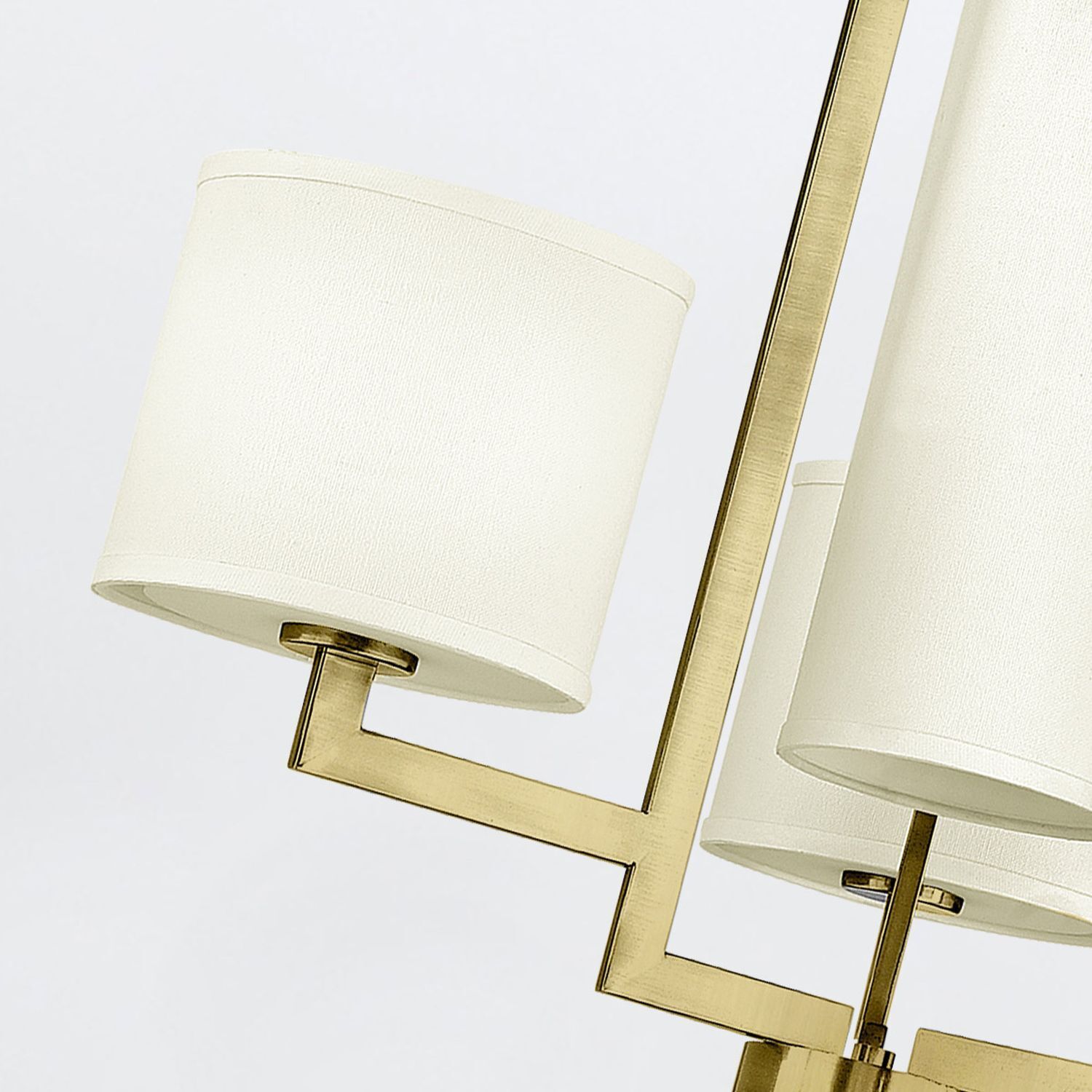 Lustre métal tissu 62,9 cm de large 4x E27 avec abat-jour Lampe, Lampenschirm