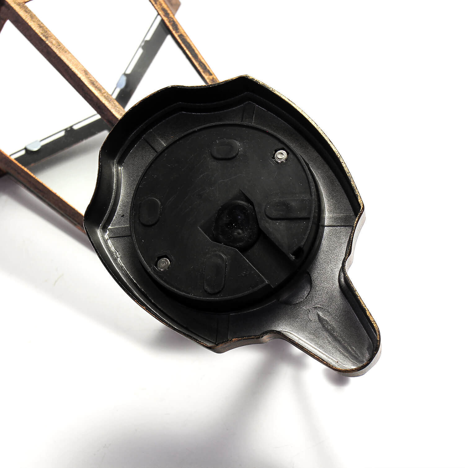 Applique murale d'extérieur noire cuivre BRISTOL II IP44 E27 Maschine, Sprach