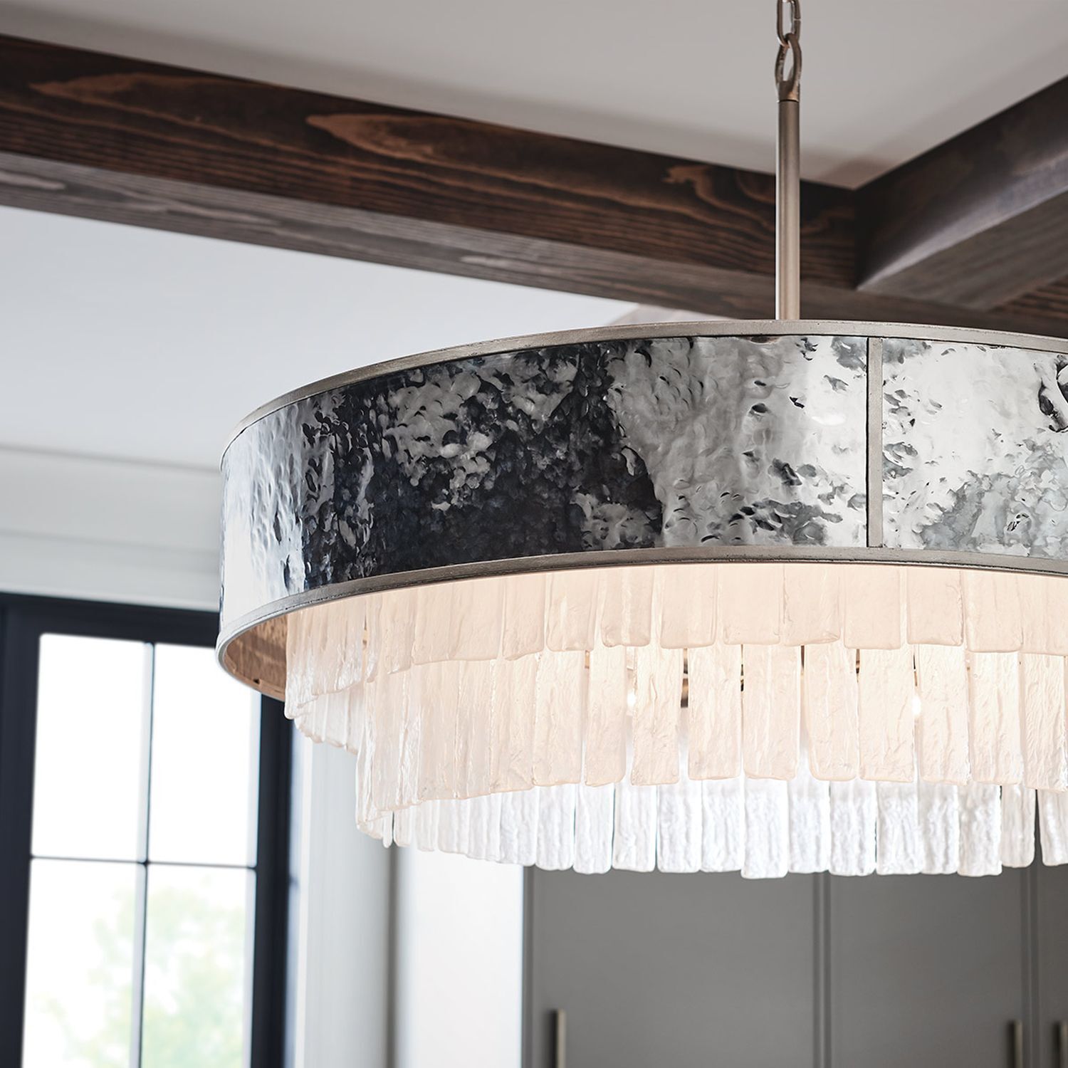 Hängelampe, Metall, Ringschirm, Kronleuchter, Küchenbeleuchtung