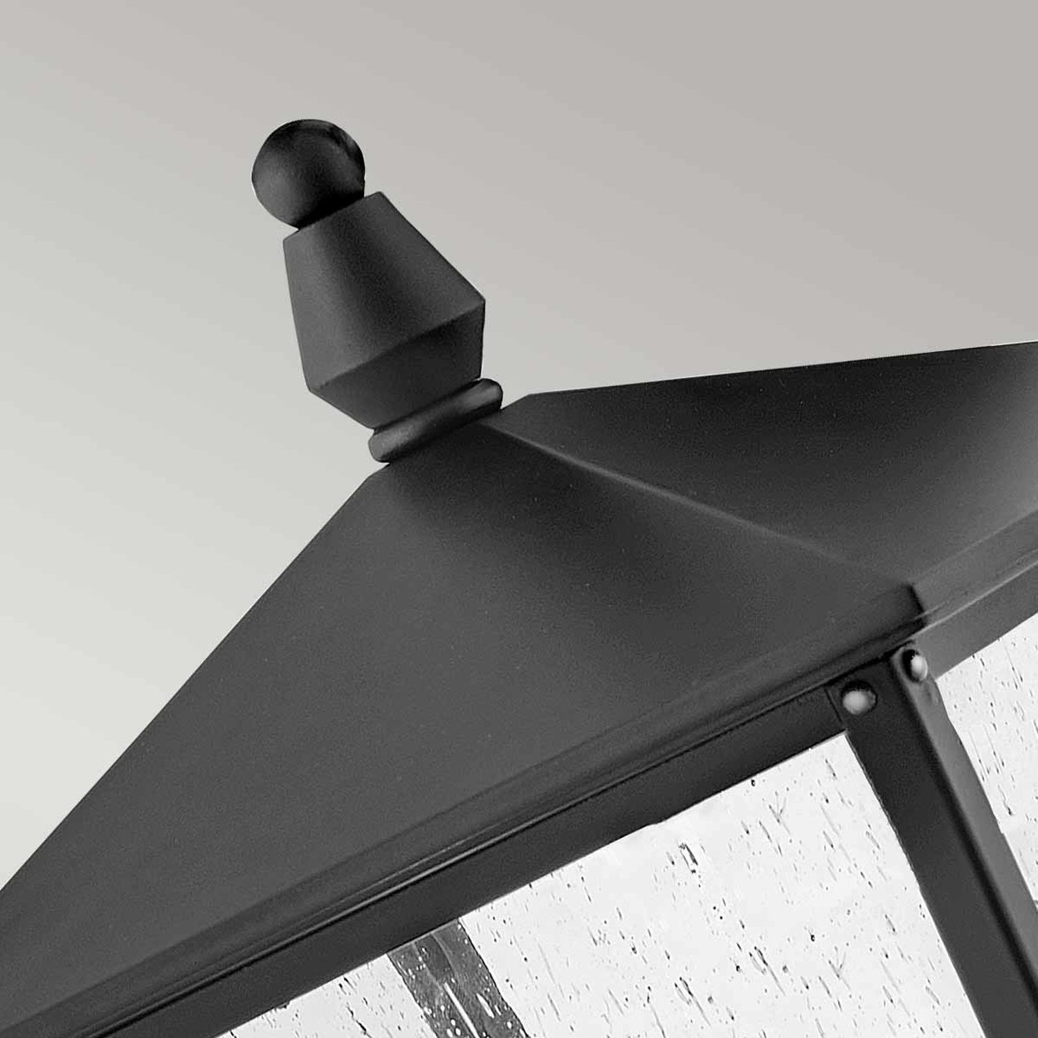 Lampe de socle Rustique IP44 hauteur 44,4 cm noir 2x E14