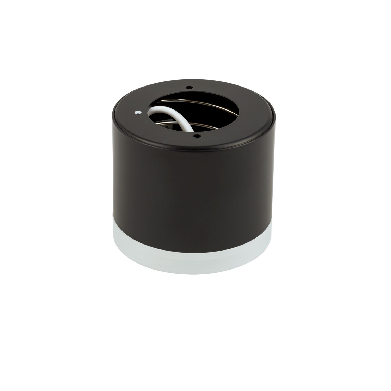 Petit spot de plafond Noir GX53 Ø 8,5 cm Aluminium Moderne