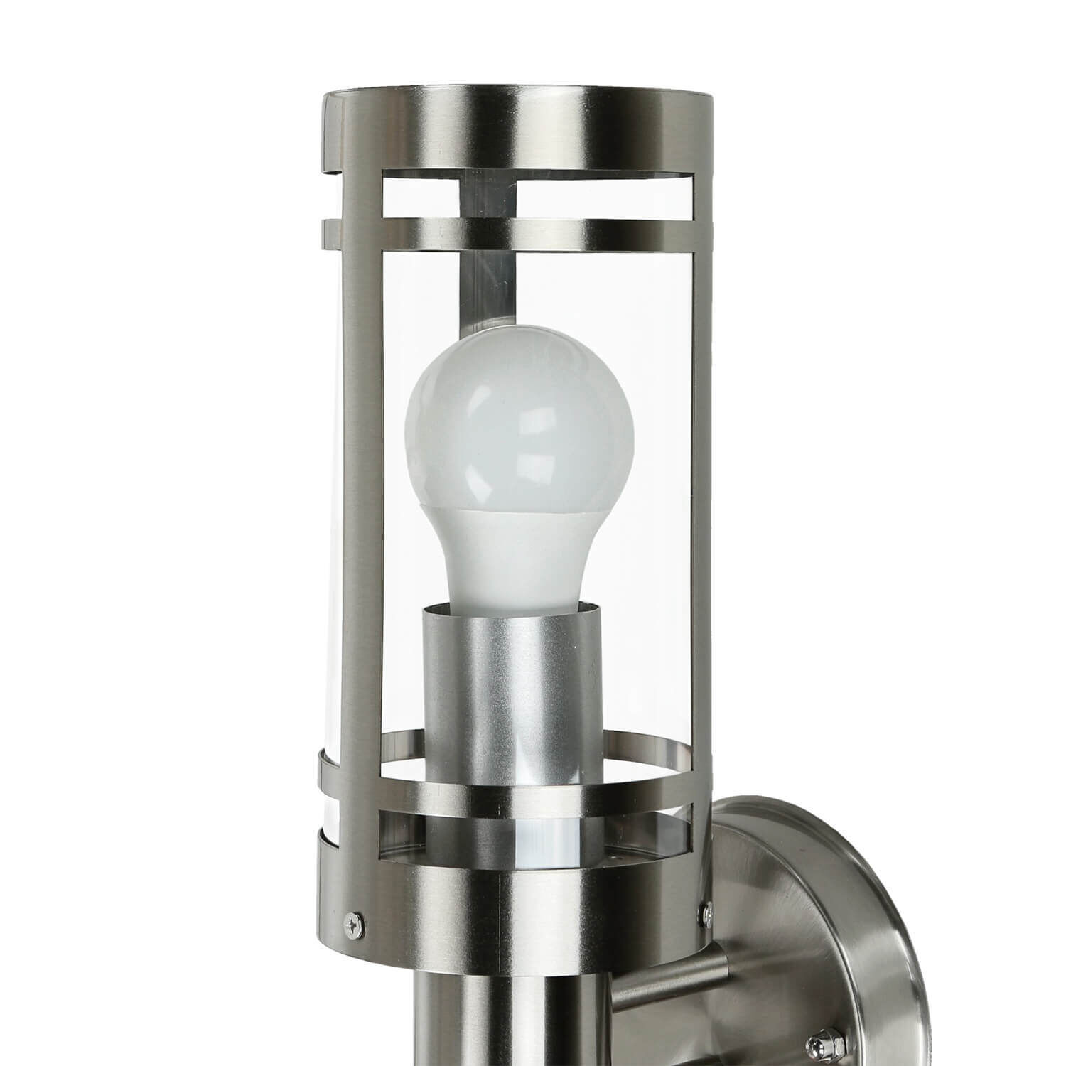 Wandlampe Außen Edelstahl Modern IP44 Garten Hof Licht, Lampe, Beleuchtung