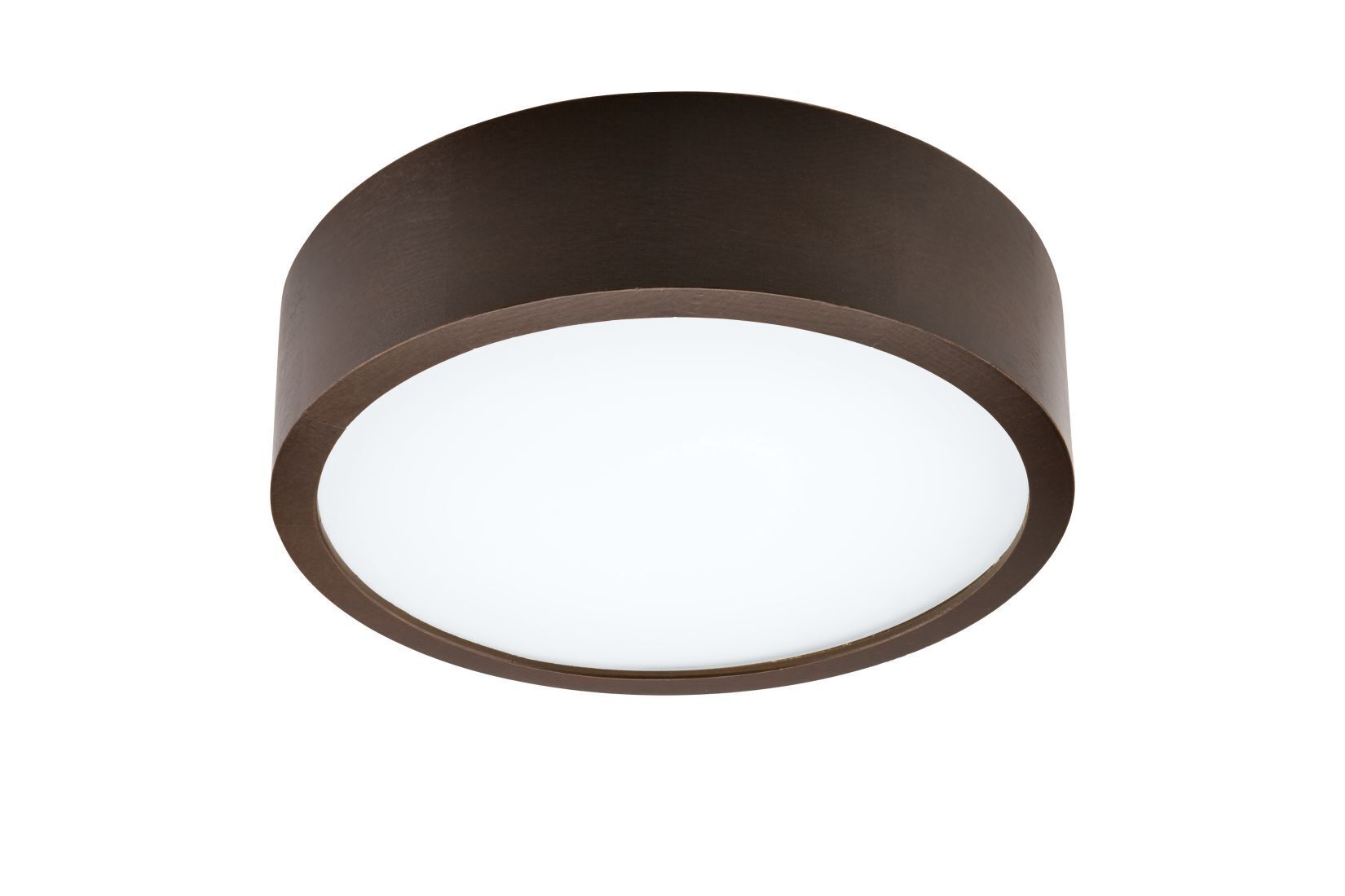 Plafonnier LED Salon rond Marron Moderne