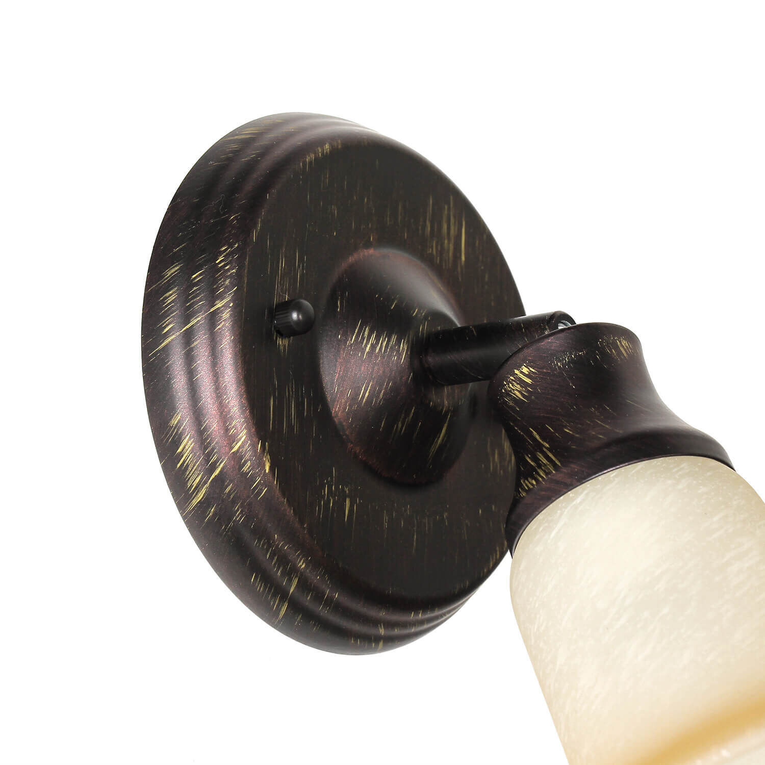 Spot mural rustique Claire en brun rouille Bronze, Leuchte