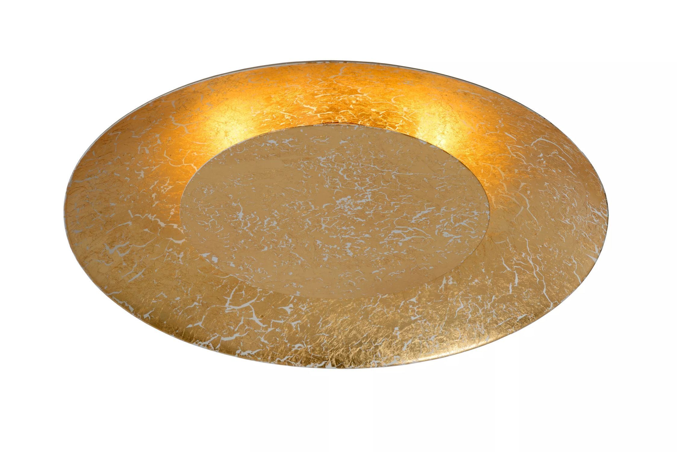 LED Deckenleuchte Metall in Messing Ø34,5 cm 2700 K Gold
