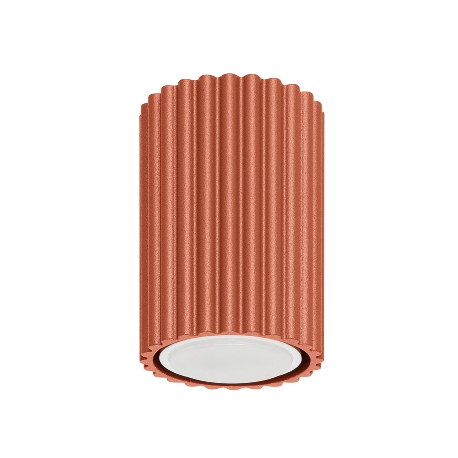 Spot à monter en saillie Ø 6,5 cm H : 10 cm petit aluminium GU10 rouge