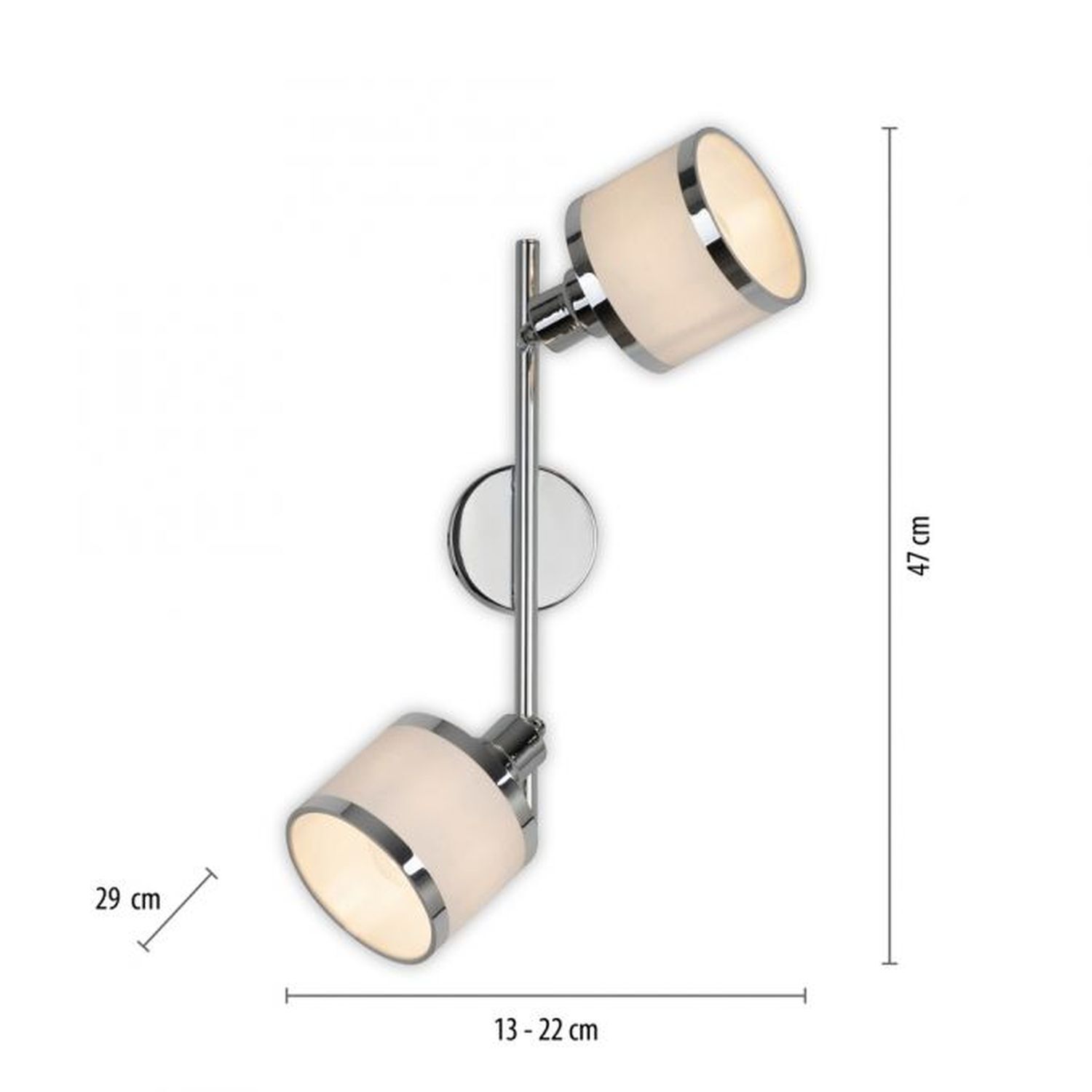 Spot de plafond réglable chrome métal E14 faible éblouissement Beleuchtung, Lampe, Leuchte