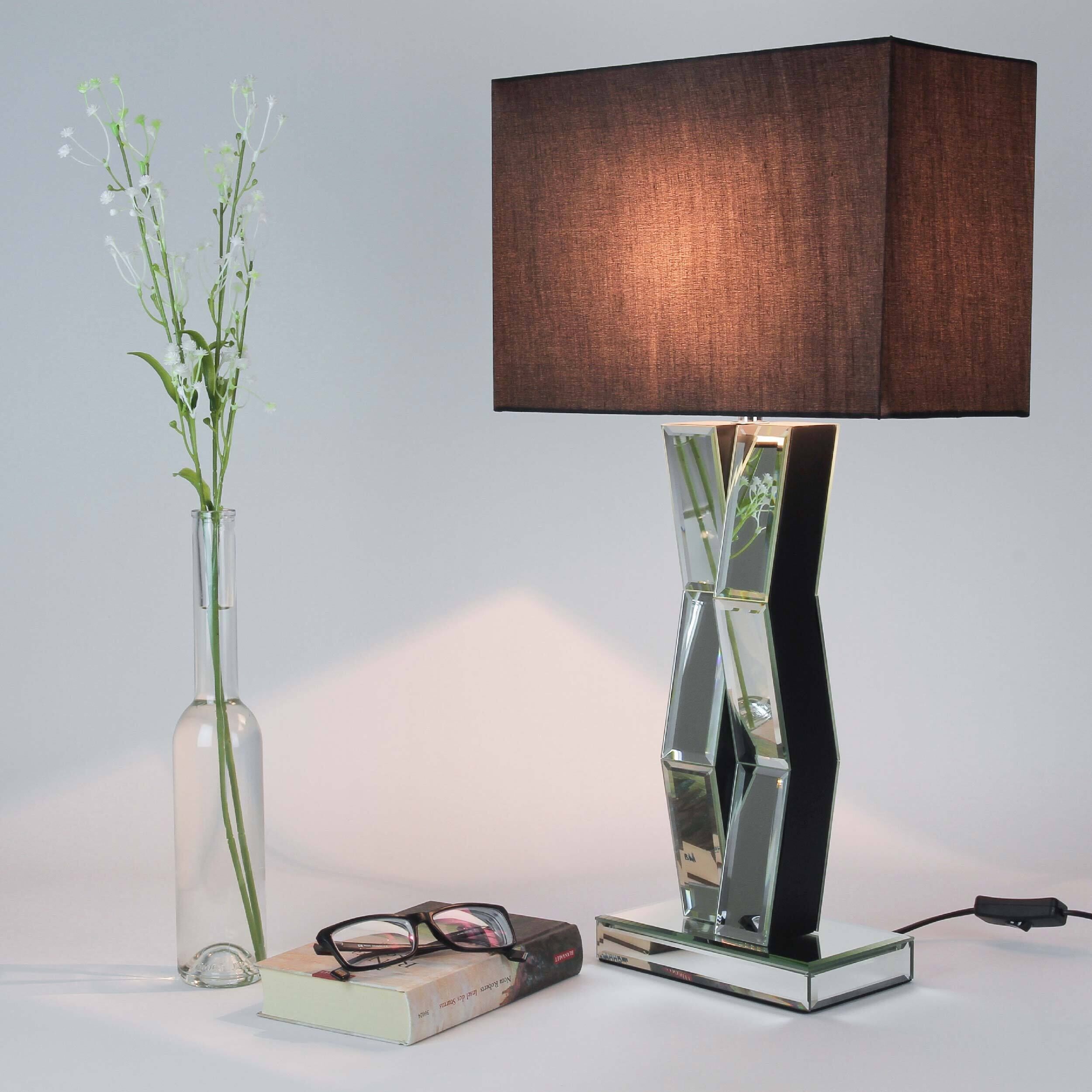 Lampe de table moderne noire