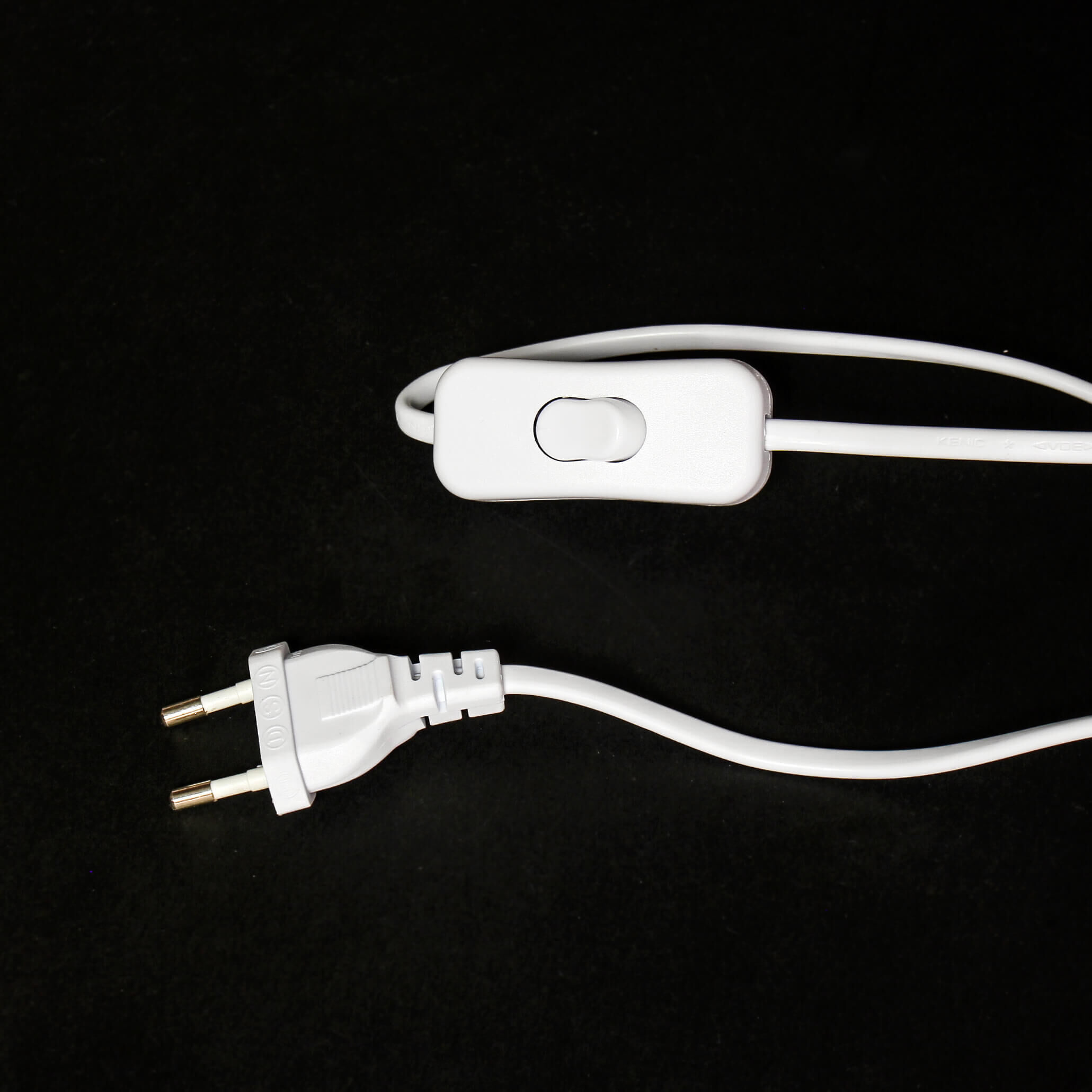 Lampe de table blanc optique bois de cerf Adapter, Elektronik, Stecker