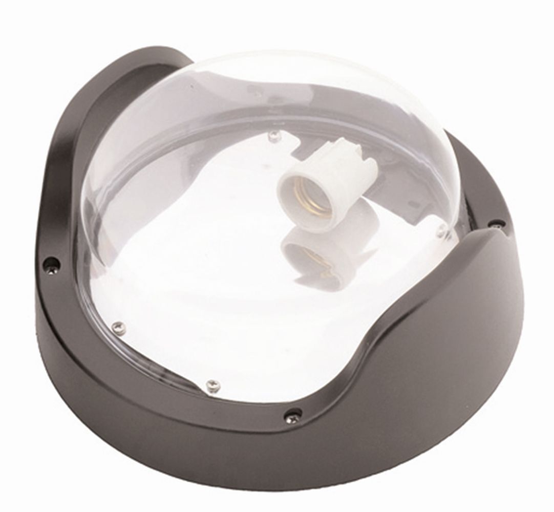 Plafonnier aluminium rond IP44 extérieur