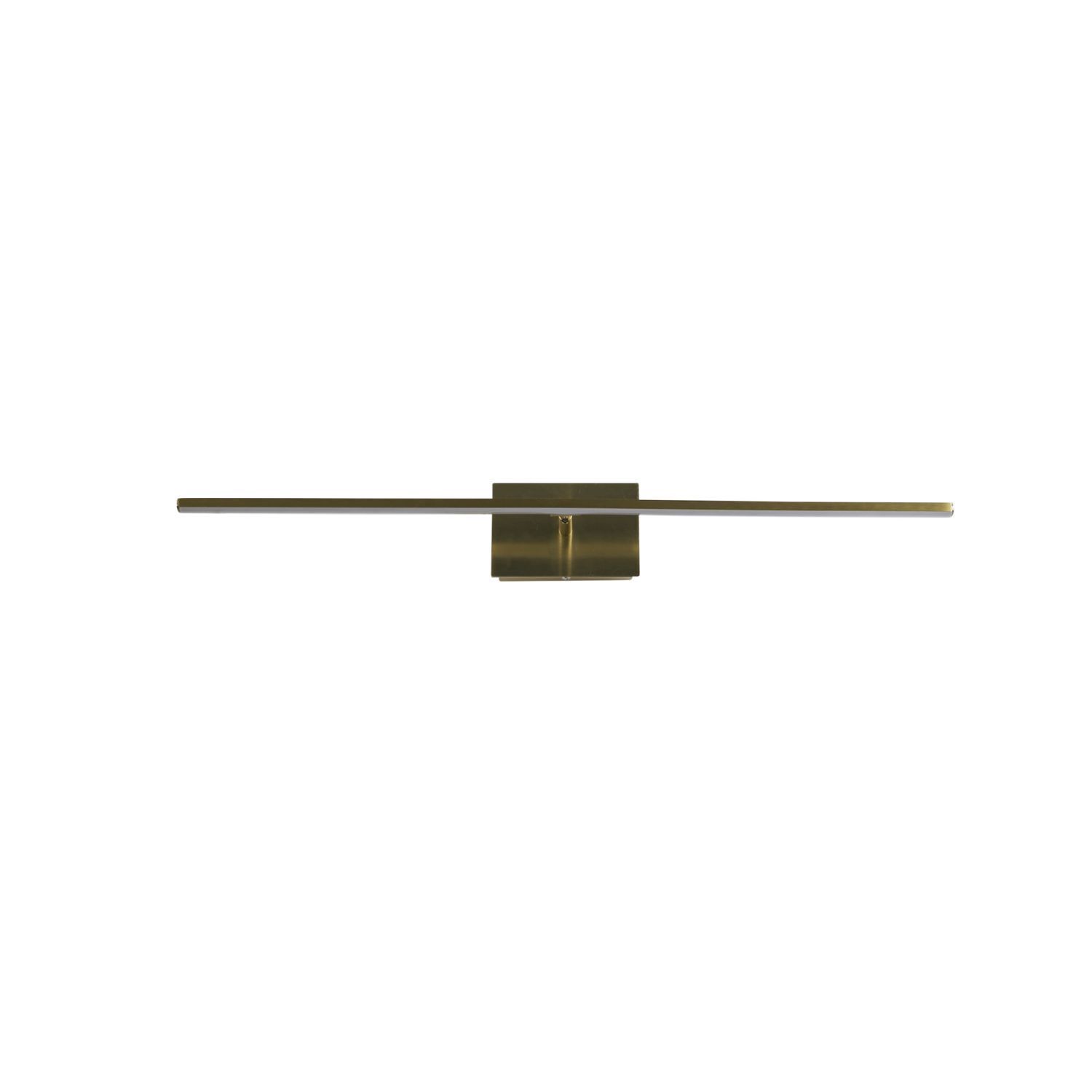 Lampe à miroir LED métal L:41 cm IP44 laiton 3000 K