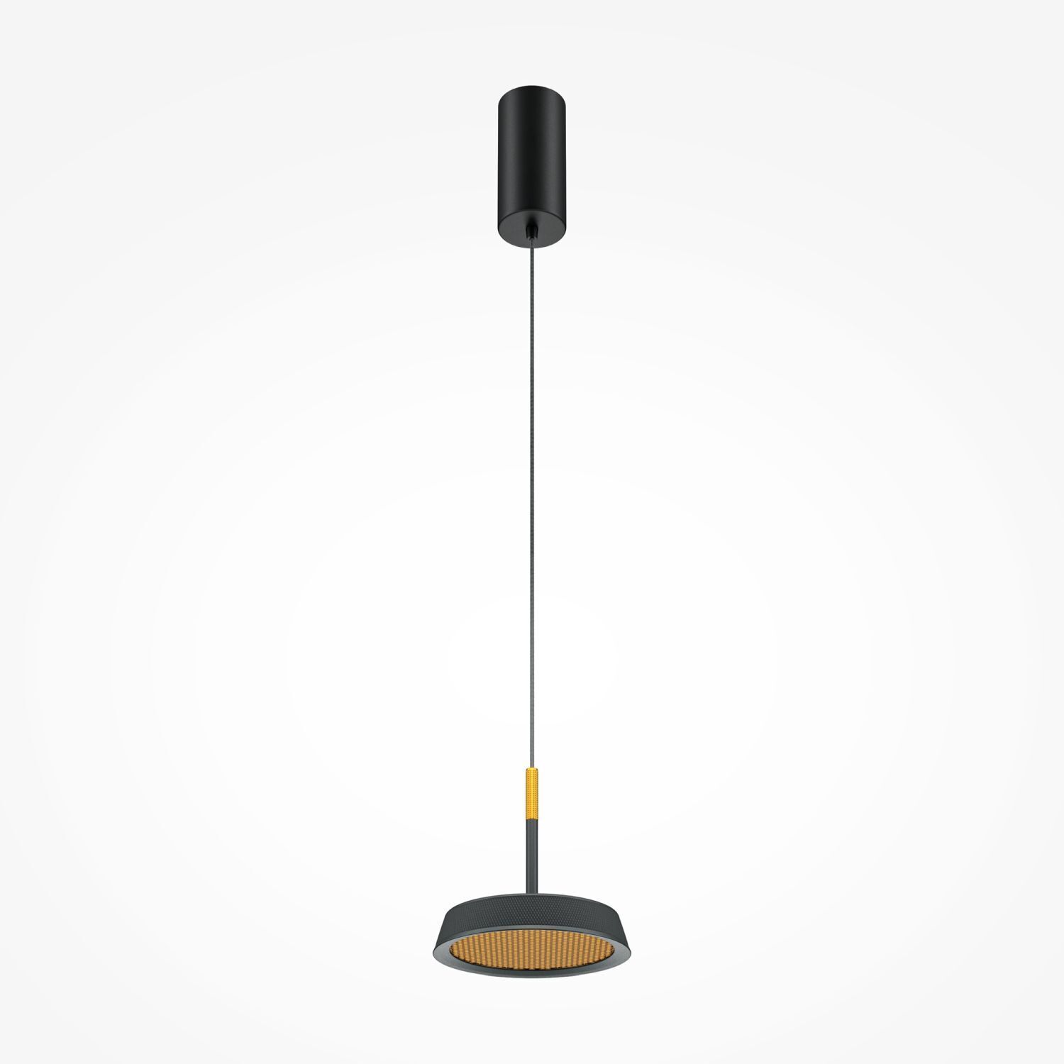 Lampe LED à suspendre aluminium 3000 K lumière blanc chaud 650 lm