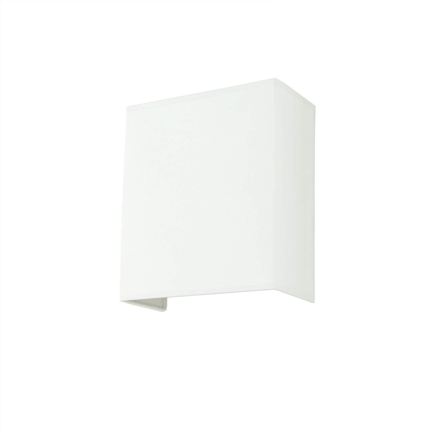 Applique en tissu Blanc carré Loft Moderne E27 ALICE Postfach