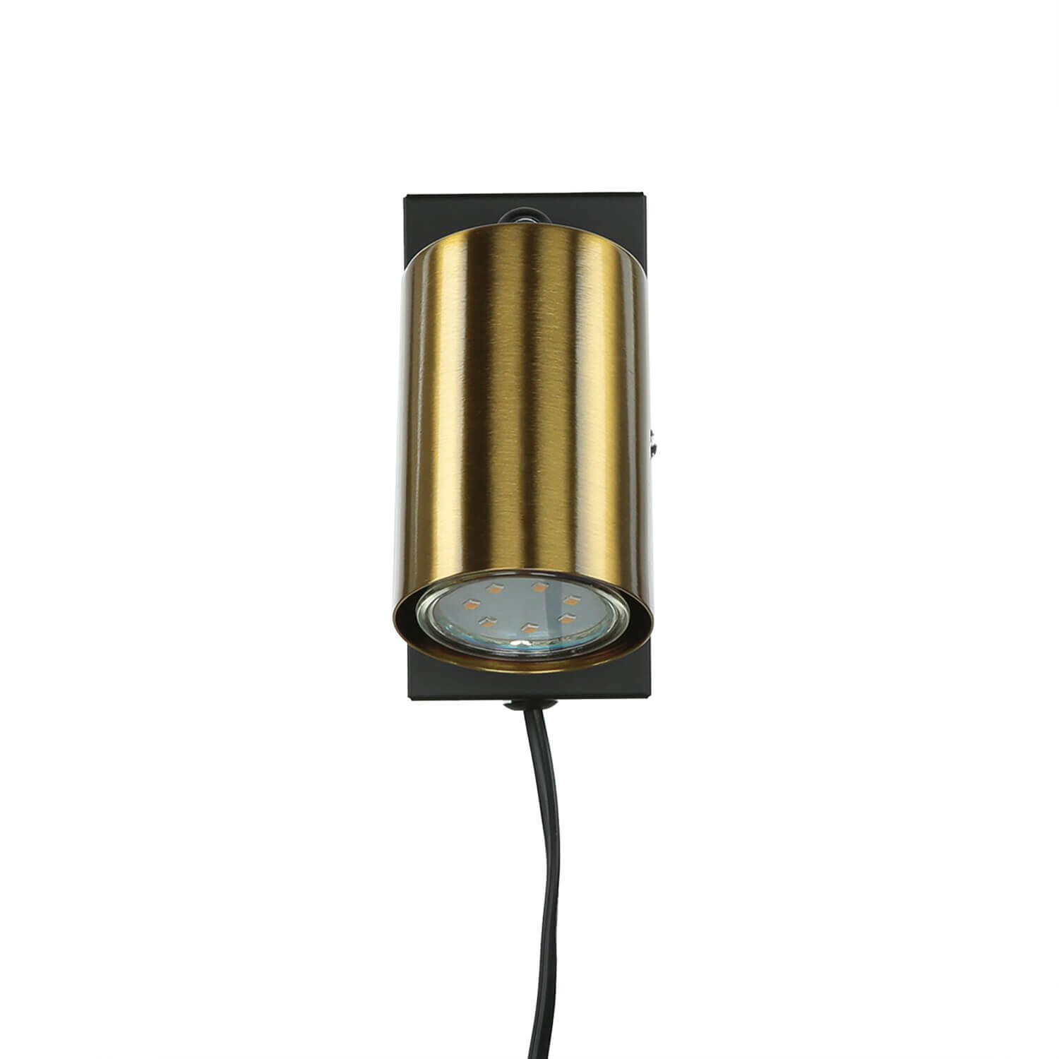 Applique avec interrupteur câble laiton GU10 réglable