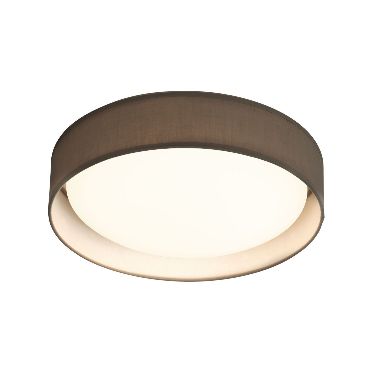 Plafonnier LED à faible éblouissement Ø50 cm rond tissu 1652 lm