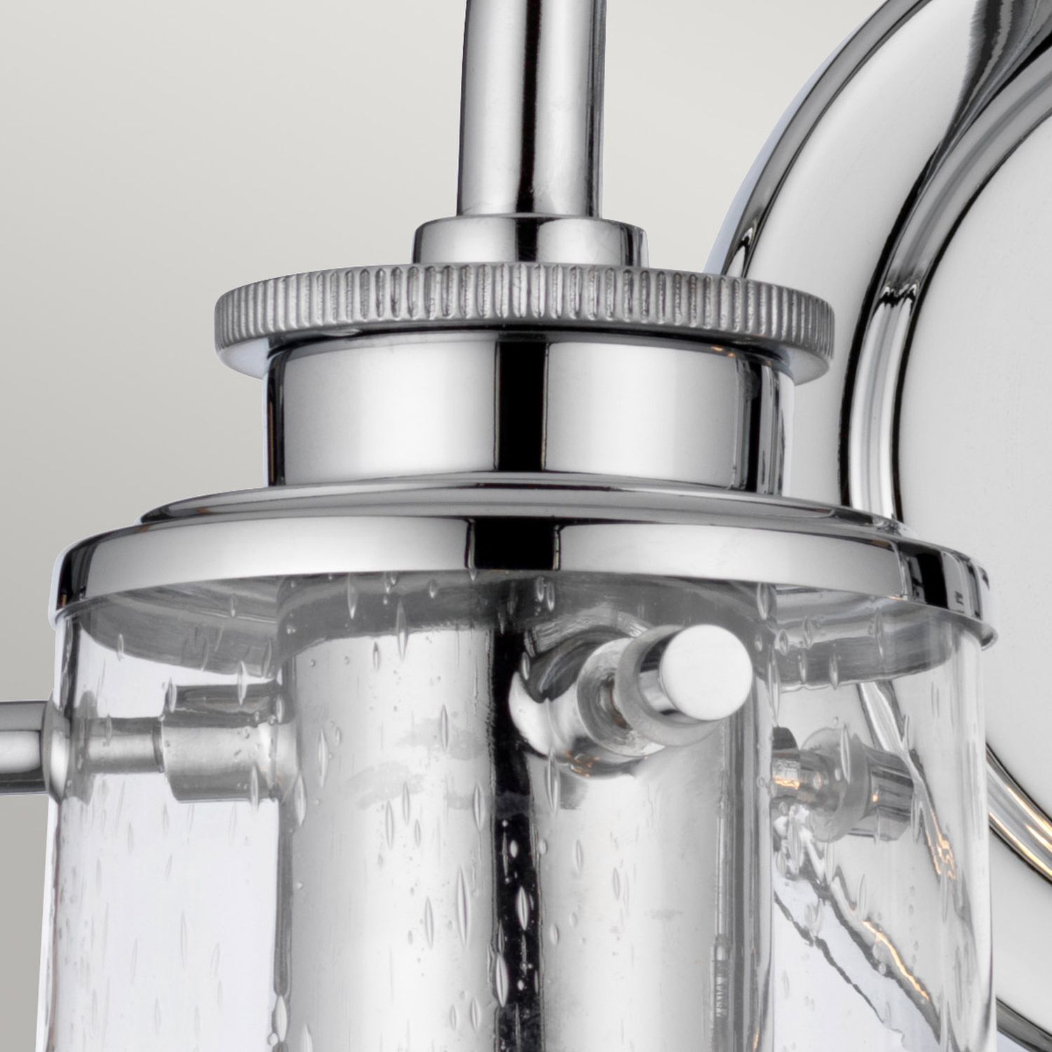 Applique salle de bain L : 37,4 cm IP44 E27 en chrome Applique salle de bain L : 37,4 cm IP44 E27 en chrome