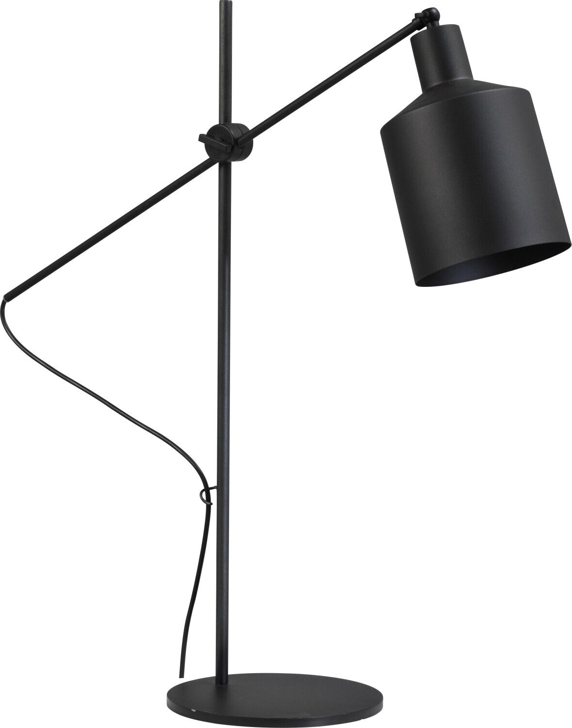 Lampe de table E27 BORIS en noir