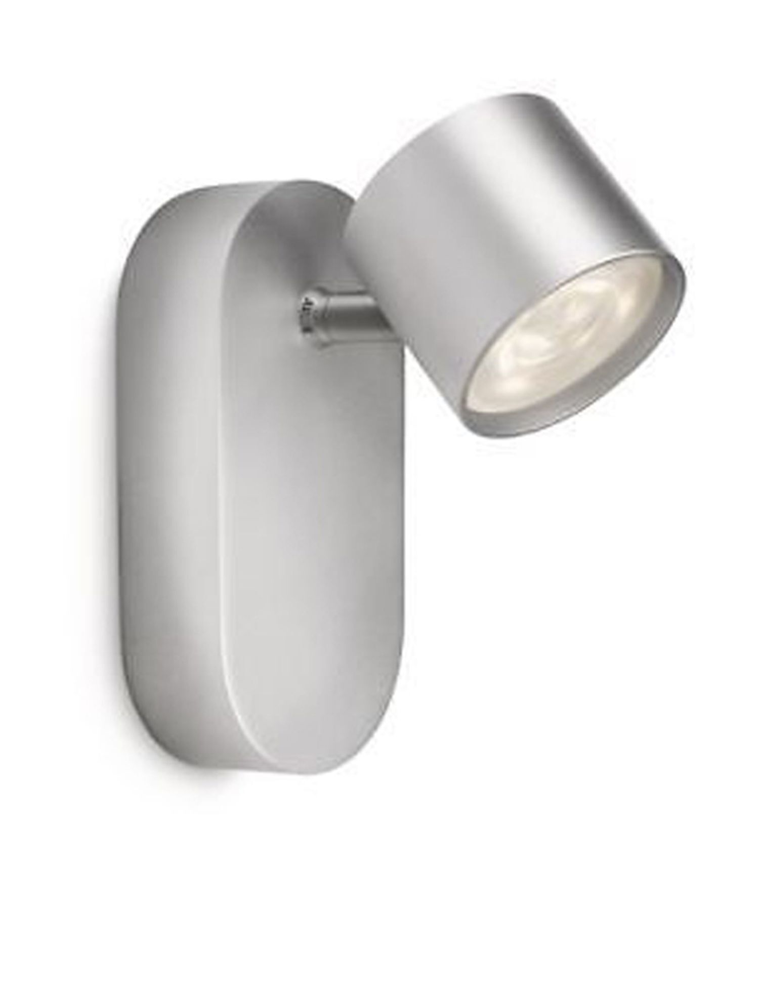 Philips Applique murale LED Cyl Argent Pivotant