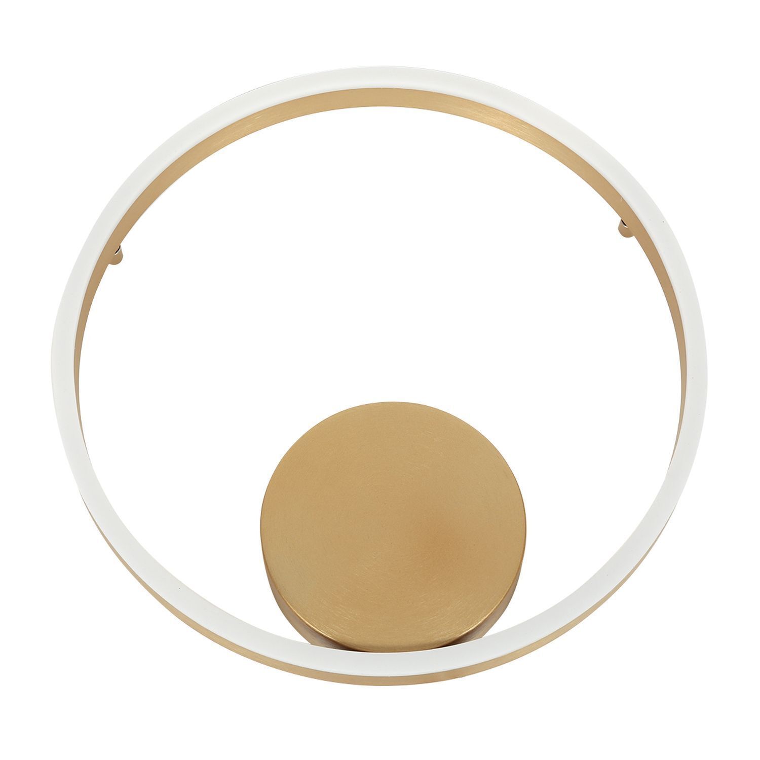 Applique décorative LED métal doré H:40 cm Ring Kopf, Person, Gesicht, Sphäre, Reifen