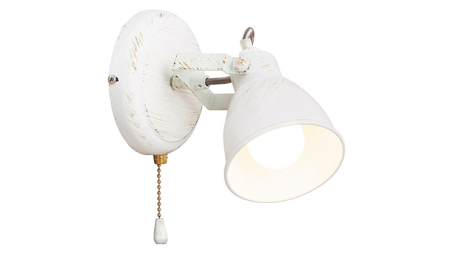 Wandspot mit Schalter Shabby Chic E14 flexibel Lampe, Beleuchtung, Leuchte