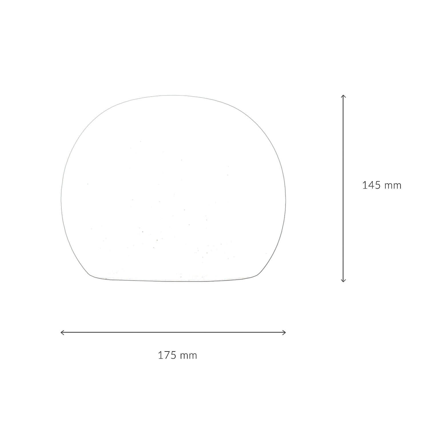 Weiße Wandleuchte Gips Keramik bemalbar E27 Kugel Seite, Text, Diagramm, Handlung