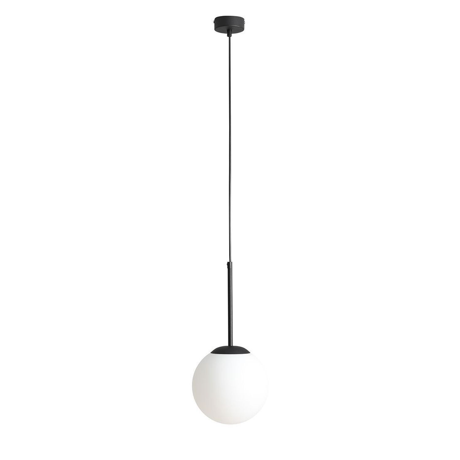 Blendarme Suspension Noir Blanc E27 Ø20 cm rond