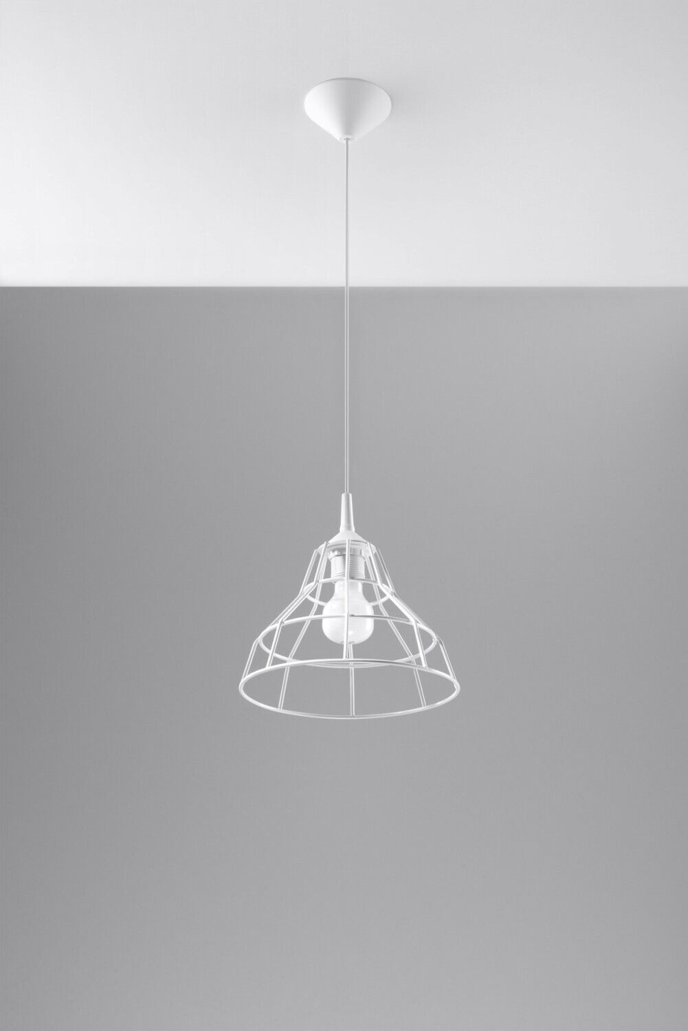 Luminaire à cadre rond artistique