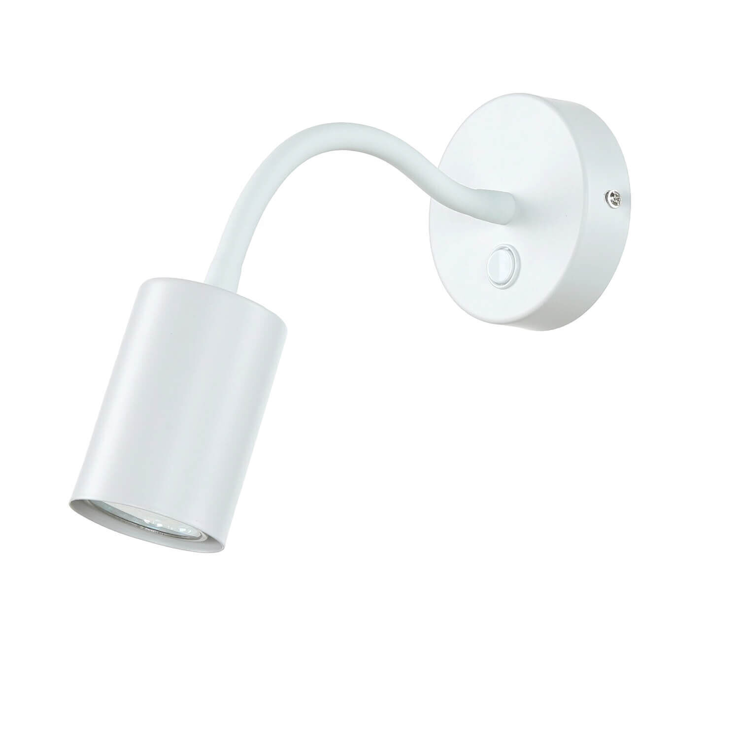 Wandlampe mit Schalter Weiß verstellbar Lesearm GU10 Drinnen, Zimmer, Duscharmatur, Beleuchtung, Lampe