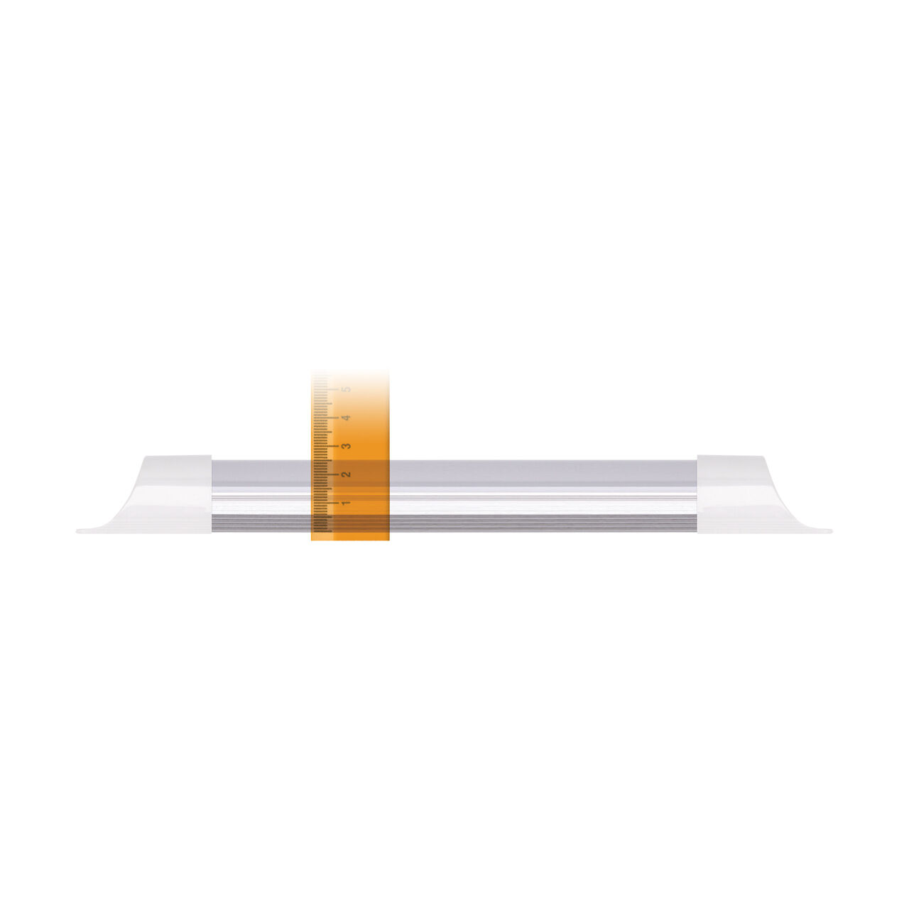 Plafonnier LED Blanc plat H : 2,5 cm L : 60 cm IP42